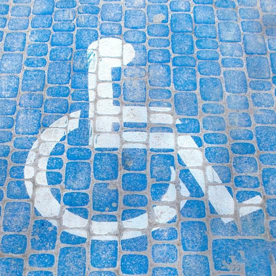 Трафарет для парковки инвалидов, многоразовый силиконовый шаблон для парковки инвалидов, гибкий трафарет для парковочного маркера для покраски тротуара в гараже