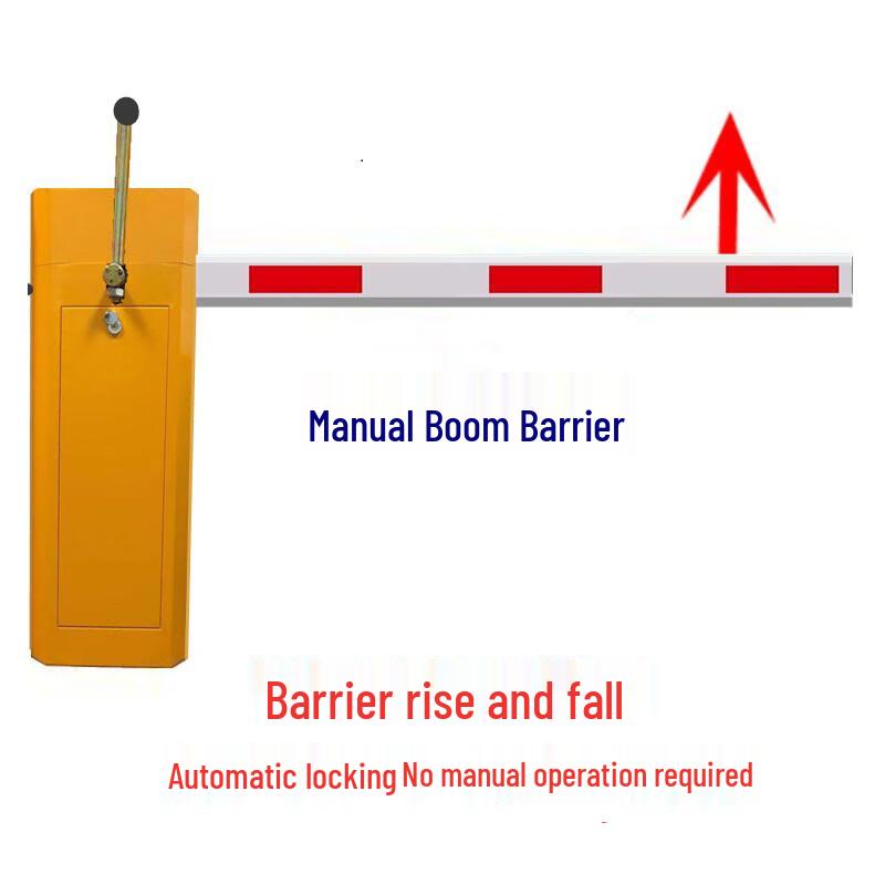 Manlu Z2 Manual Lift Barrier Gate with 6-Meter Pole