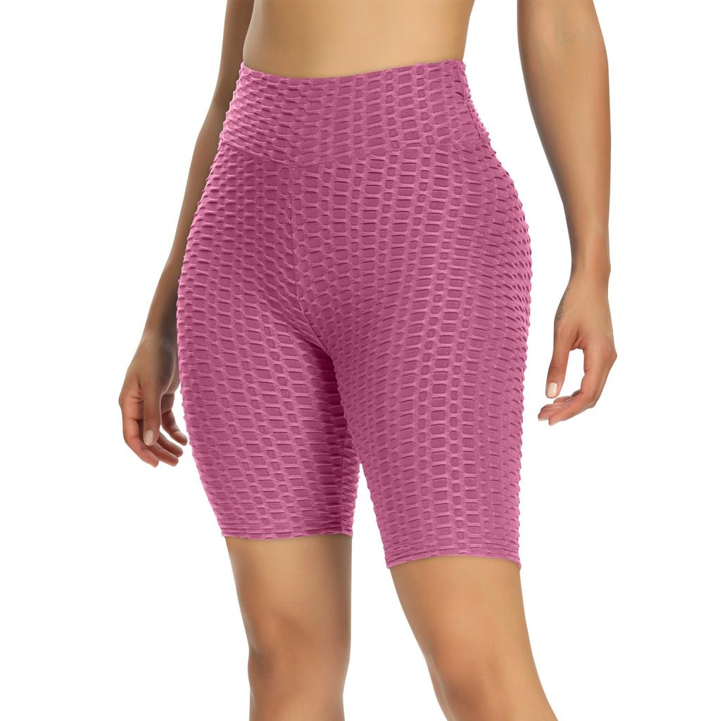 Women's Sexy Capris, Yoga, Fitness, Peaches,buttocks, Bubble Sports Leggings, No Pockets