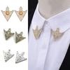 Hollowed Out Collar Brooch Vintage Hollow Out Metal Brooch  For Men Women Lady Blouse Shirt