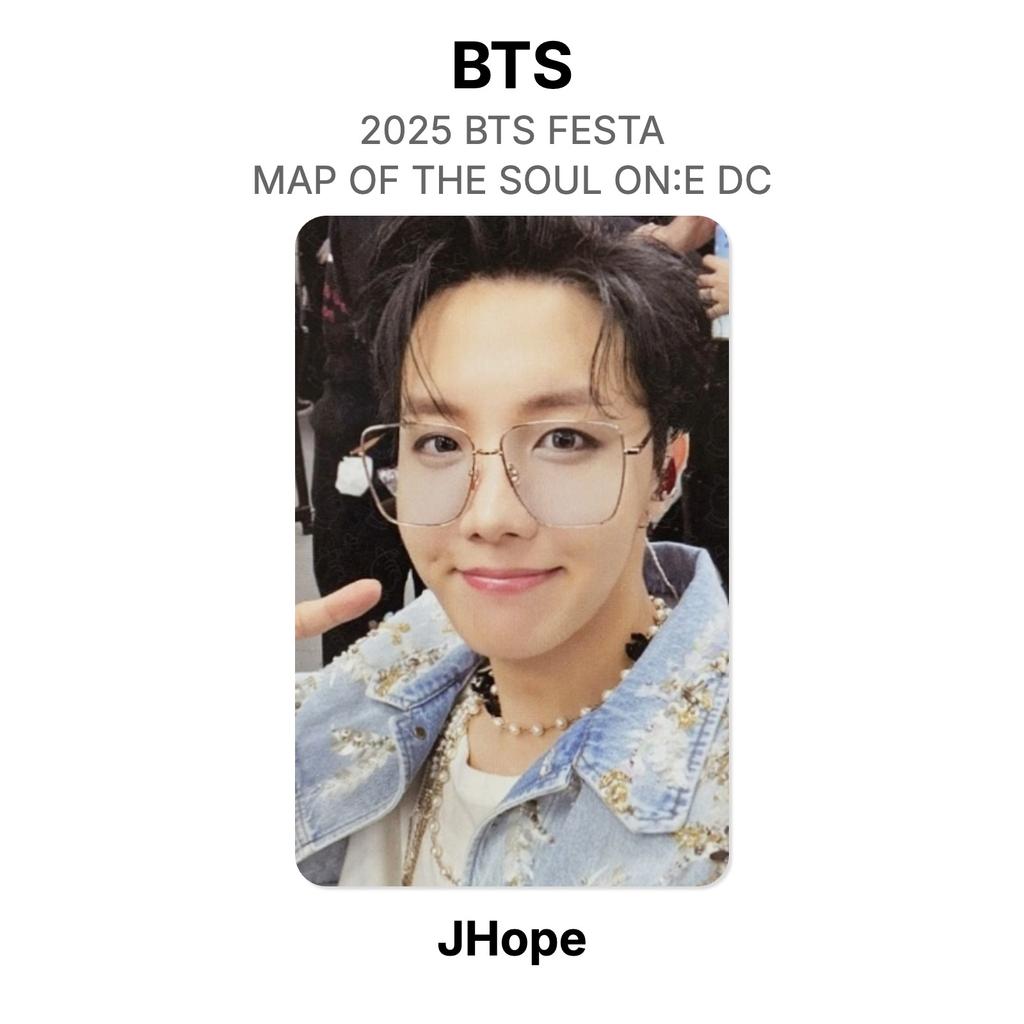 BTS 2025 BTS FESTA BTS MAP OF THE SOUL ON:Официальная фотокарточка E DC