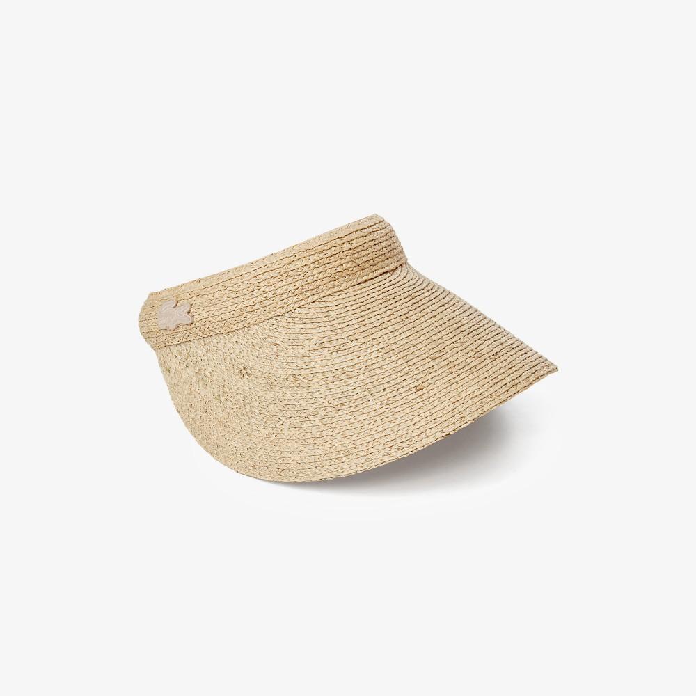 Lacoste Женский рафиаловый козырек от солнца RK229E-56G02S