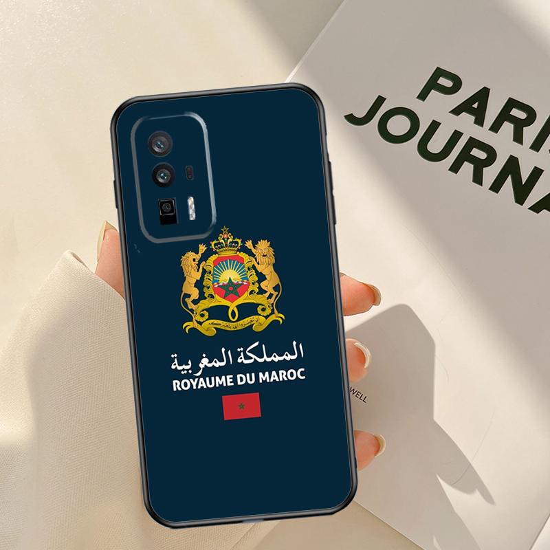 Morocco Flag Passport Case For Xiaomi 15T 14T 13T Pro 14 15 Ultra 17 Pro Max POCO F8 F7 F5 F6 X3 X5 X6 X7 Pro Coque
