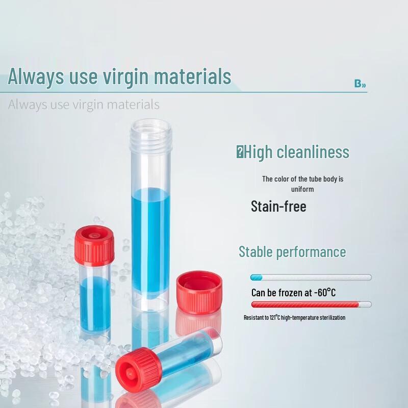 BKMAMLAB PP Self-Standing Centrifuge Tubes, 10mL