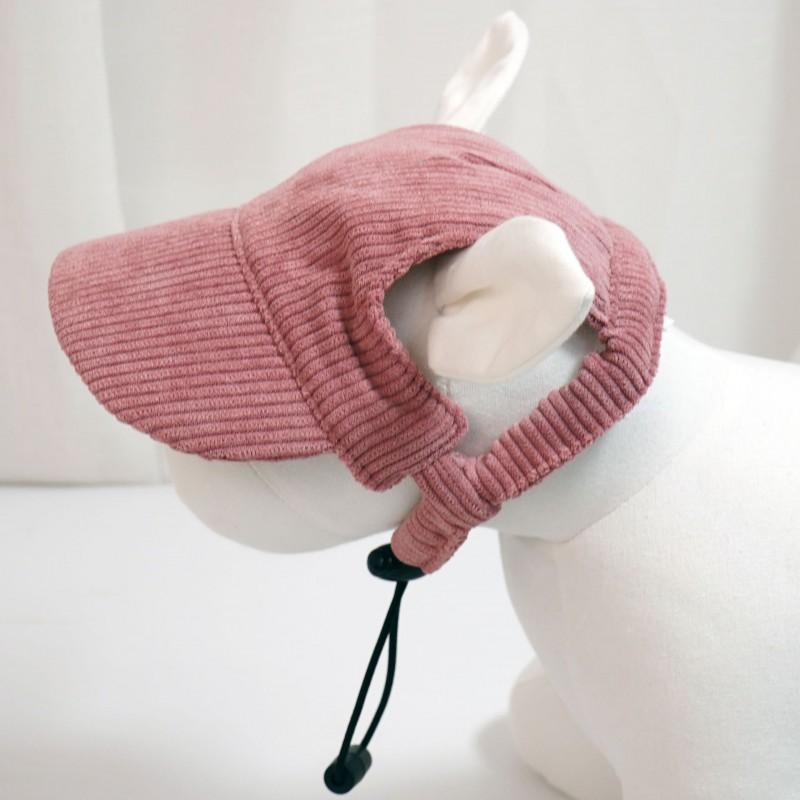 Adorable Pet Sun Hat With Ear Holes Cats Dogs - Denim Style Adjustable Outdoor Cap In Multiple Colors
