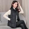Winter New Cotton Vest Short Versatile Cotton Vest Stand-up Collar Fashionable Loose Coat