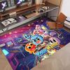 Custom Name Text Crystal Velvet Rug,Amazing World of Gumball Soft Plush Decorative Non Slip Floor Carpet