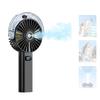 Handheld Misting Fan Small Portable Rechargeable Battery With Water Spray Cooling 4-Speed Wind Led For Travel Outdoor Beach