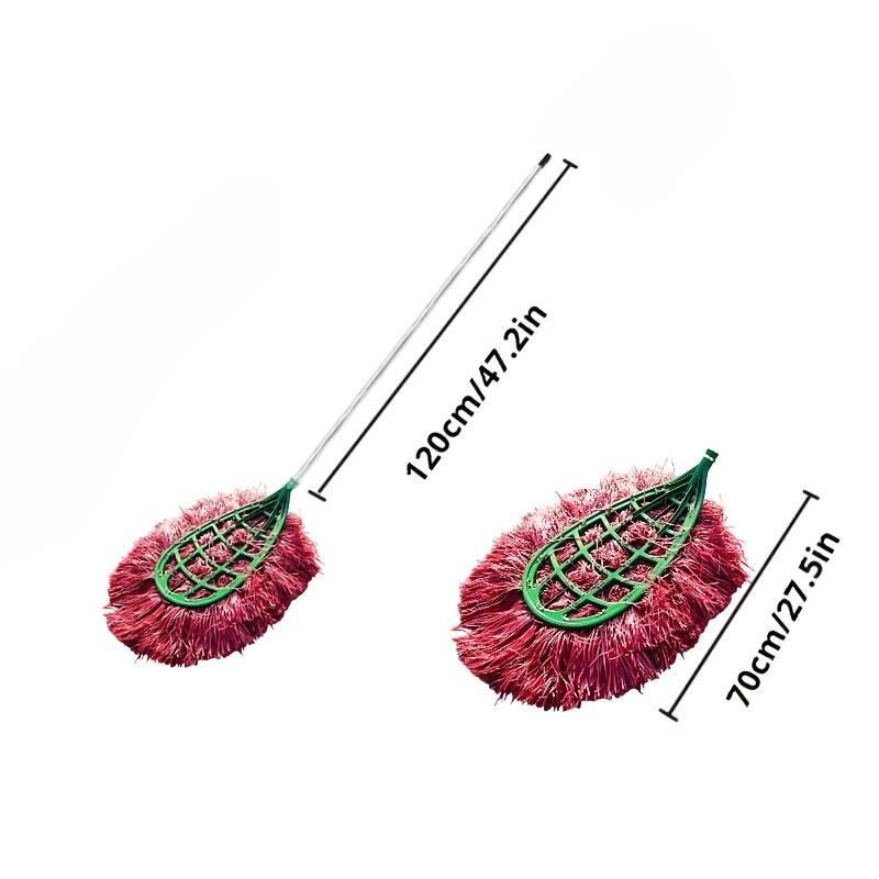 This Is a Very Large Broom, with a Bent Handle To Save Bending And Cleaning. It Is Suitable for Outdoor And Patio Cleaning. Plastic Broom.