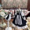 ХАМРЕТИППЗ BJD Кукла на шарнирах Кукла-платье Костюм для куклы Одежда горничной для куклы Кукла на шарнирах Наряжать Принцесса Горничная Черно-белый цвет Черная юбка горничной
