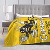 Cupheads & Mugmans Blankets Quality Soft Cartoon Bedding Throws Winter Boy Girl Bedroom Print Bedspread