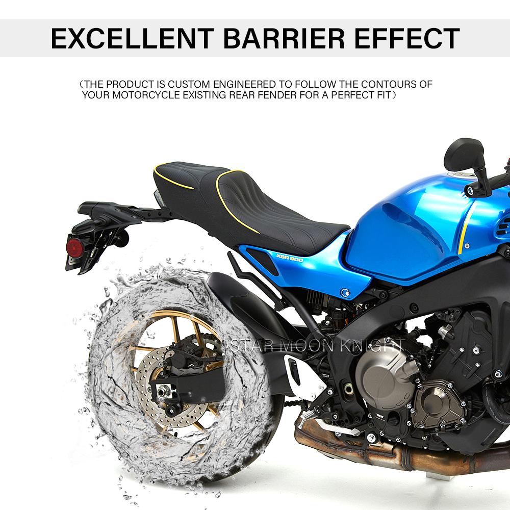 ABS Plastic Rear Extender Mudguard For YAMAHA XSR900 XSR 900 2022- Back Fender Extension Hugger Extension