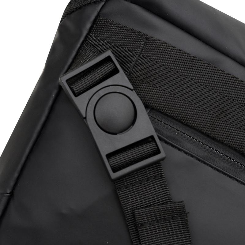 Men's Fashion Waterproof Crossbody Shoulder Bag Lightweight Large Capacity Casual PU Messenger Bag