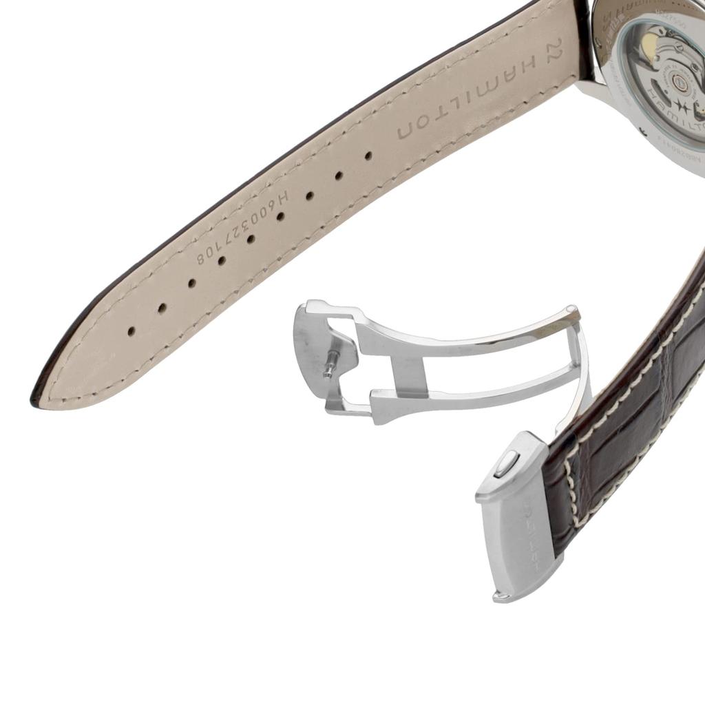 Watch Jazzmaster Viewmatic Auto Jazzmaster Silver Dial Stainless Steel Sapphire Crystal Automatic Winding 5 ATM Water Resistant Swiss Watch H32755551