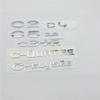 Tailgate Emblem Rear Boot Lid Logo Nameplate Sticker For C2 C4 C5 2.3 C3-XR C-elysee C-QUATRE