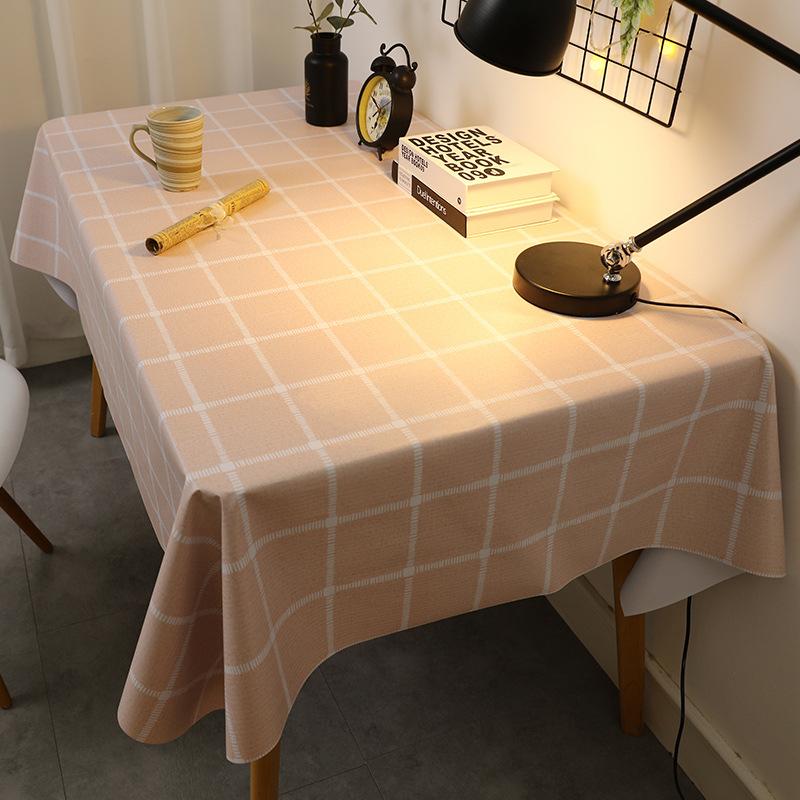 Скатерть Водонепроницаемая и Маслостойкая Не требующая стирки Настольная Прямоугольная Скатерть для Обеденного Стола Скатерть для Кофейного Столика ПВХ Накладка на Стол