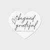30pcs/pack Heart Pink Thank You Card For Supporting Business Package Decoration "Gorgeous Thanks" Business Card 6cm*7cm