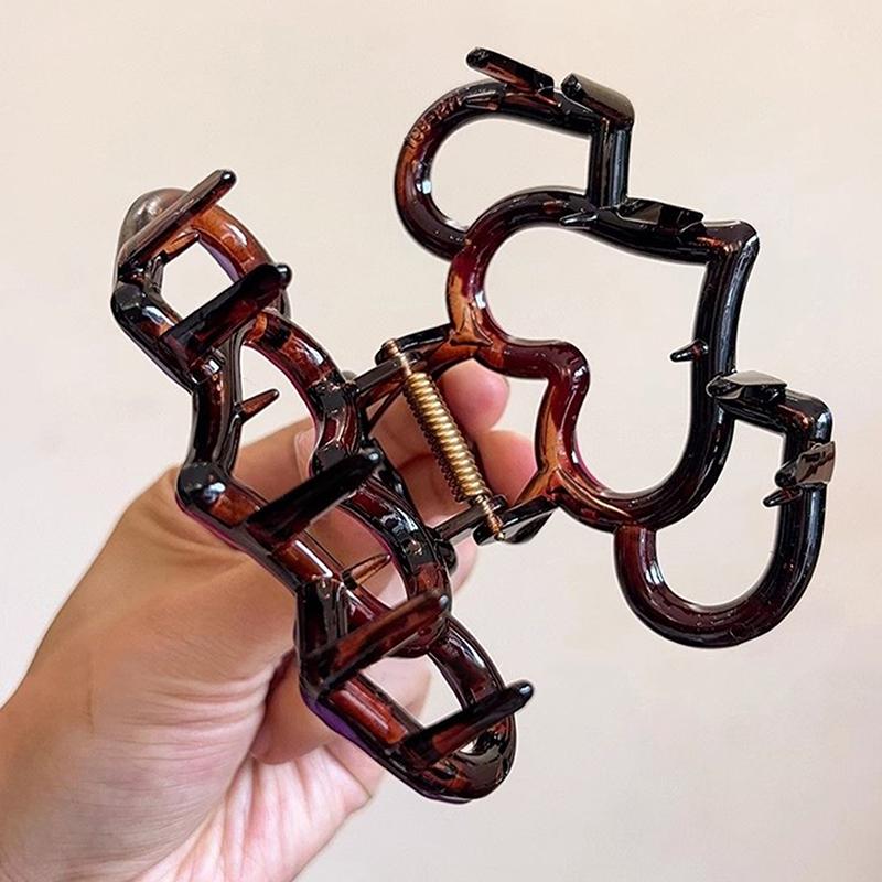 Контрастные цветные заколки для волос в форме сердца для женщин, зажим-краб для волос, заколки-невидимки, заколки-бабочки, аксессуары для волос для девочек, головные уборы, подарки