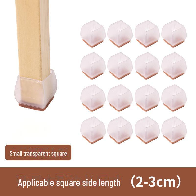 Бесшумные силиконовые противоскользящие защитные накладки на ножки столов и стульев