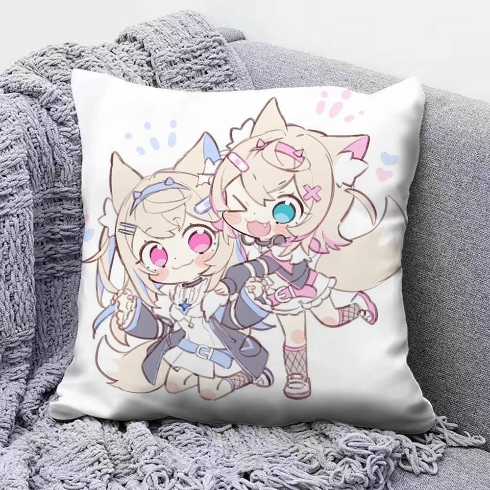 FUWAMOCO Fuwawa Mococo Home Sofa Cushion Covers and Aecorative Custom Pillow Covers