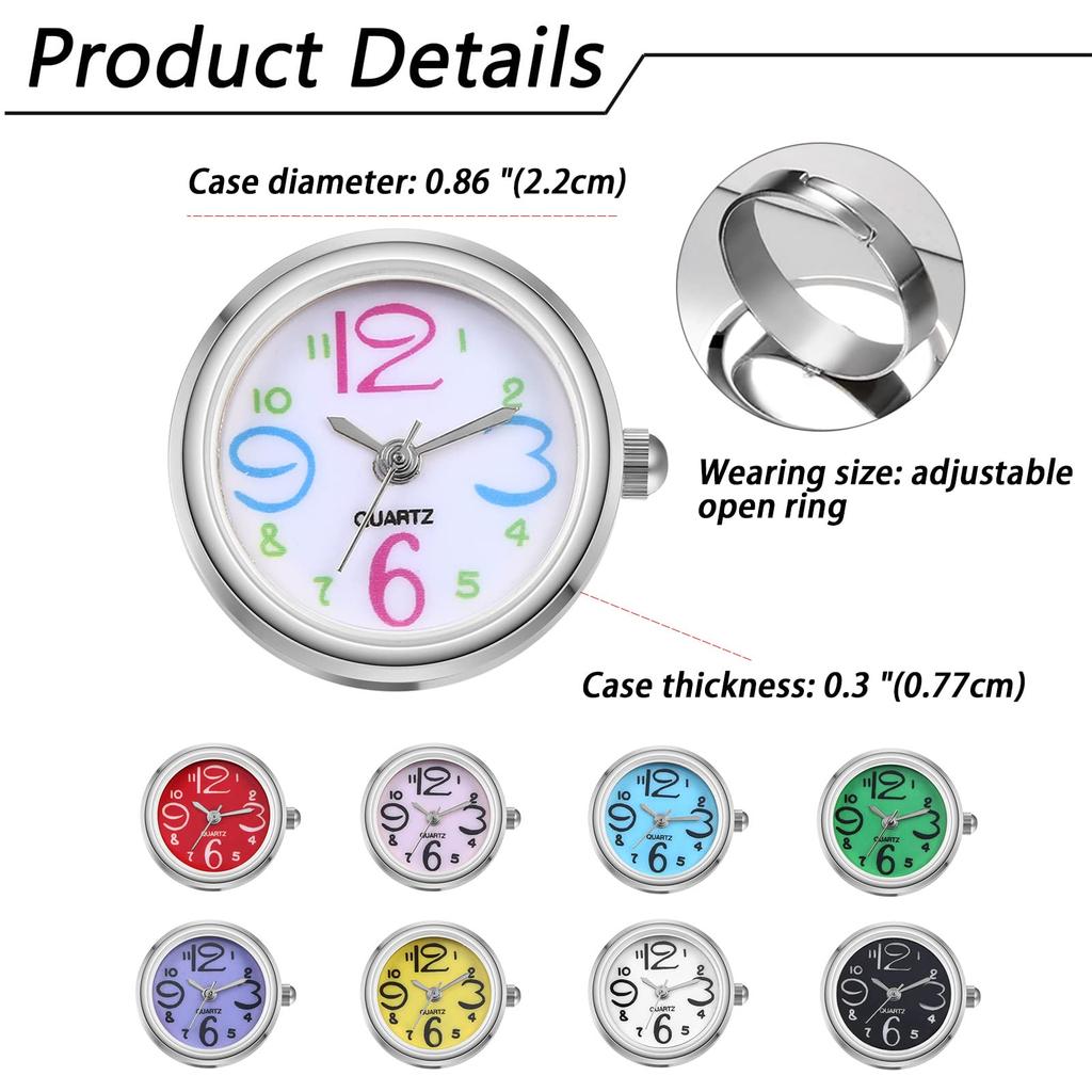 Ring Ring Free Size Ring Watch Ring Watch Ring Watch Analog Waterproof Popular Stylish Fashion Accessory Women's Women's