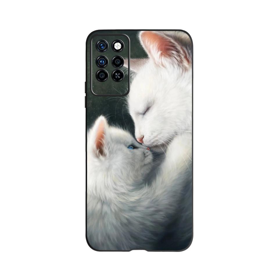 Милый Чехол Для Infinix Note 10 Pro NFC X695C X695 Чехол Для Телефона Черный Силикон Мягкий Чехол Для Infinix Note 10 Funda Note10 Pro 6.95"
