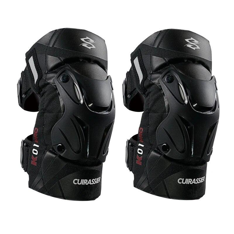 CUIRASSIER Protective Motorbike Kneepads Motorcycle Knee Pads MX Protector Adjustable Racing Guards Protection Night Reflective