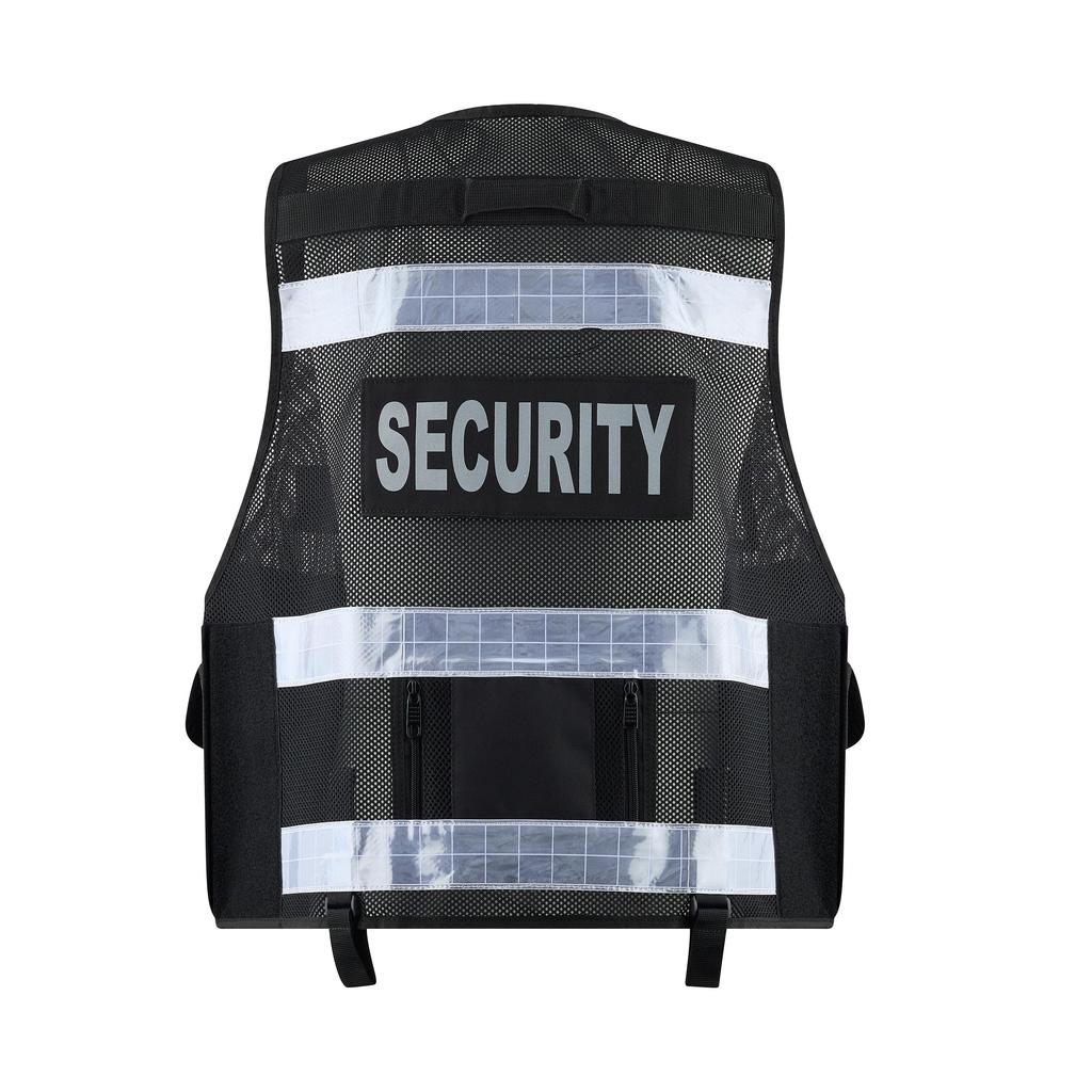 Проф. Тактический жилет безопасности высокой видимости со светоотражающими полосами, для кинолога, охранника, для реагирования на чрезвычайные ситуации, один размер