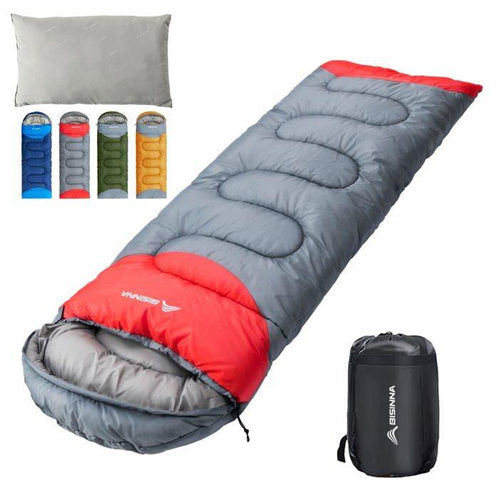 Sac de couchage - BISINNA - Duvet - Imperméable - Lavable en machine - Confort 10°C