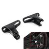 GZYF Rear Foot Pegs Passenger Mini Mount Kit Aluminum Black for Harley Touring Models 1993+