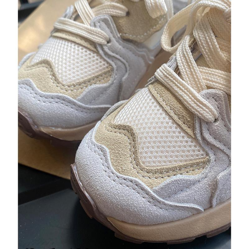 Весна Новый Стиль Девочки Мягкая Подошва Сетка Кроссовки Корейская Версия Мальчики Износостойкие Нескользящие Спортивные Туфли