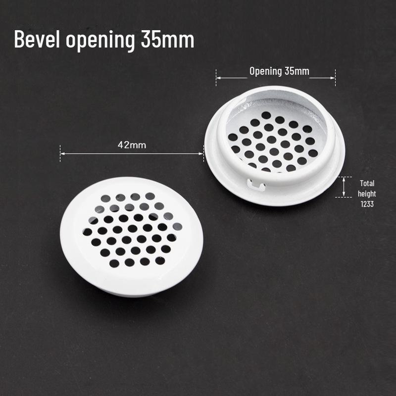 Sukop утолщенная круглая вентиляционная крышка из нержавеющей стали для гардероба и обувных шкафов