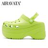 Fashion Sandal Woman Platform Sandals Clog Garden Slippers Slip On For Girl Beach Shoes Slides Sandalia Plataforma