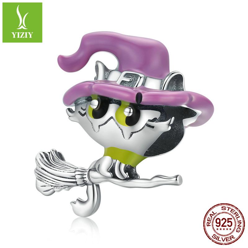 Halloween Bracelet Beaded 925 Silver, Diablo Festival Diy Bead Loose Bead Accessories