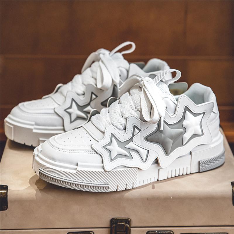 Высококачественная персонализированная обувь знаменитостей, низкая мужская обувь, модные новые толстые подошвы, новая спортивная обувь, увеличивающая рост