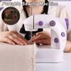 Sewing Machine Portable Mini Desktop Foot Pedal Night Light Household Straight Line Cutter Automatic Winding Mending