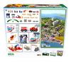 BRIO WORLD Набор «Спасательная команда» 36025 [44 детали] для детей от 3 лет (Игрушечный электрический поезд с деревянными рельсами) Красный, зеленый, синий и желтый