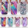 Радужный голографический чехол для iPhone 16,15,14,13,12,11 Plus,Pro,Max,XR,XS,X,7,8 Plus,SE,Mini,Прозрачный,Силиконовый чехол