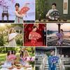 Portable Vintage Style Silk Hand Fan Floral Pattern Decorative Dance Fan Handmade with Tassel Handheld Fan Photo Prop