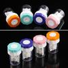 Fashion Mini Plastic Candy Color Soaking Box Travel Glasses Holder Contact Lens Case