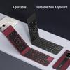 Мини-клавиатура Bluetooth с двойным складыванием и сенсорной цифровой панелью - Совместима с несколькими системами.
