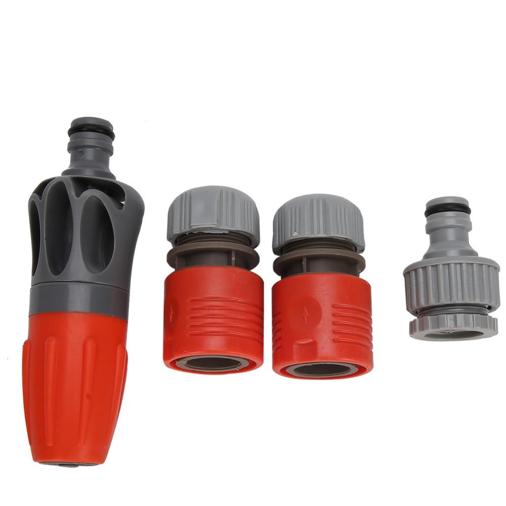 Ergonomic Handle Water Hose Sprayer Anti-Slip Hose Connector Kit Jet Nozzle  Home Garden Use