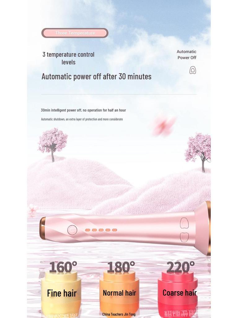 Minhuang Automatic Rotating Hair Curler - Safe, Wavy Curls for Women