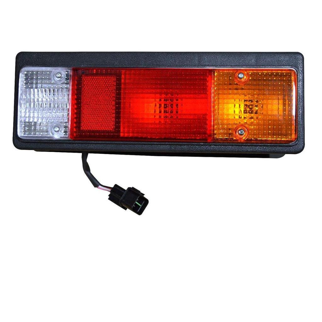 APSMOTIV Truck Tail Lights 12V – Amber / Red / White Trailer Tail Light Fits Mitsubishi Fuso Canter – Pack of 2