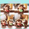 Cute Animal Plush Toy For Bags And Keys With Short Pile Fabric