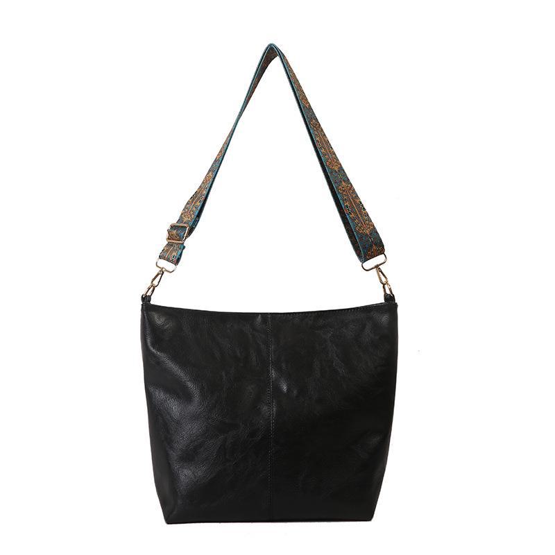 2024 Women's Large Capacity Retro Tote: Simple, Fashionable Shoulder & Messenger Bag
