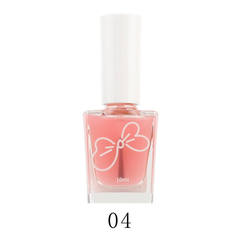 Oil-based Nail Polish No Bake Fast Drying Non-peelable Non-slip Safe Odorless Nude Color Nail Salon Nail Polish