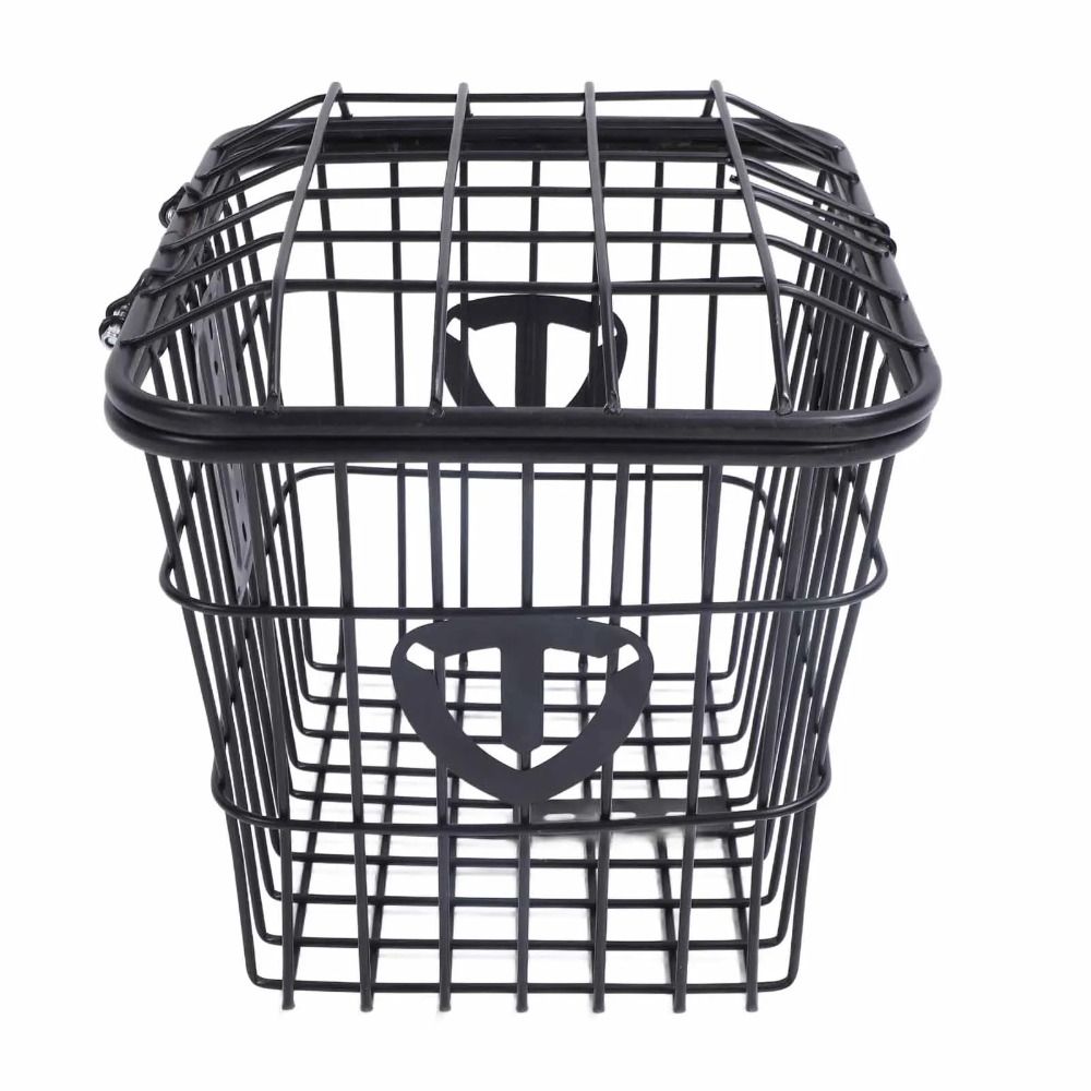 Sturdy Storage Electric Bike Basket Metal Material Bicycle Storage Basket Pet Carrying