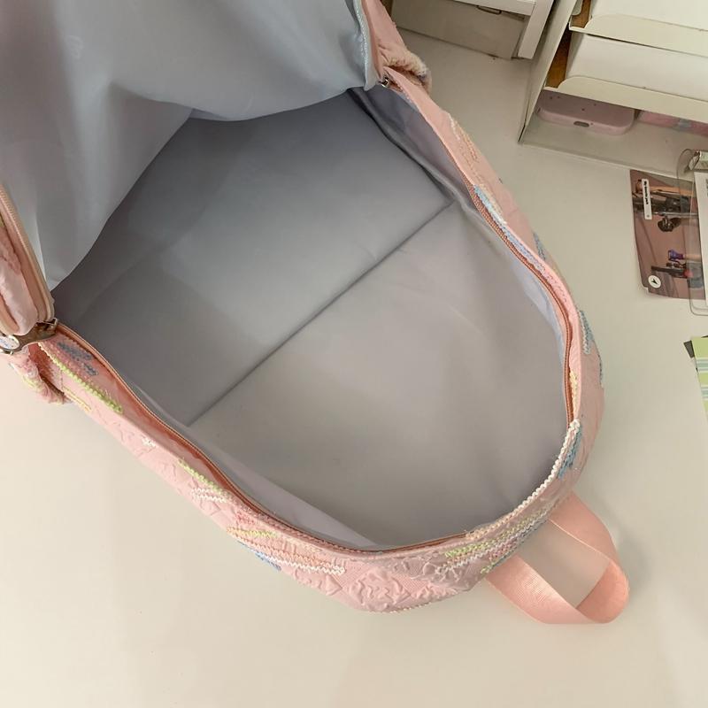 Школьный рюкзак для младших школьников с красочной вышивкой, женский рюкзак большой емкости, студенческий рюкзак