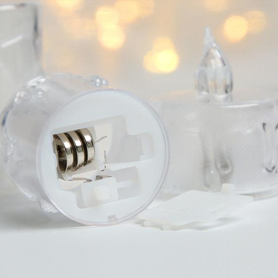 24 шт., светодиодные электронные свечи, безопасные, реалистичные, беспламенные, на батарейках, свечи для украшения дома, фестиваля